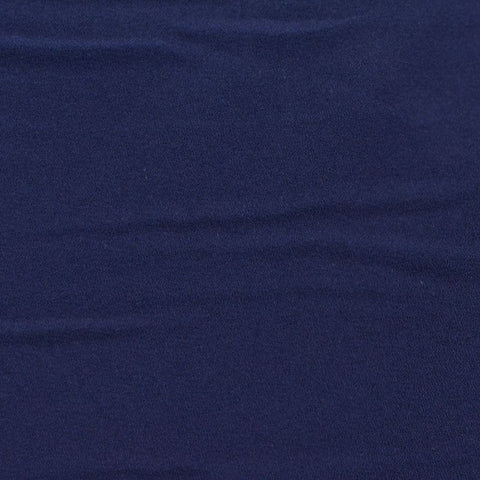 100% Polyester Linen-Look Fabric, 115 gsm, 147 cm — Navy