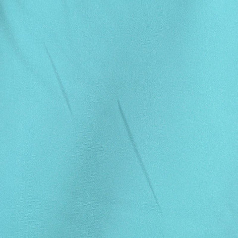 Washed 100% Polyester Satin Fabric, 100 gsm, 150 cm — Blue