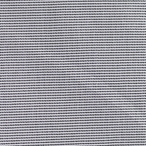White Horizontal-Stripe Woven, Poly-Cotton