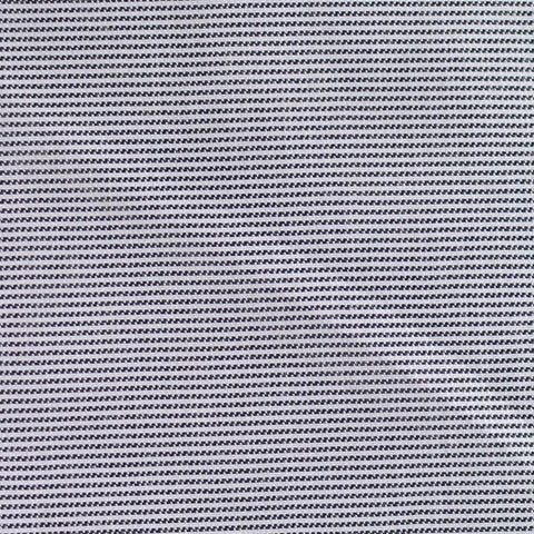 White Horizontal-Stripe Woven, Poly-Cotton