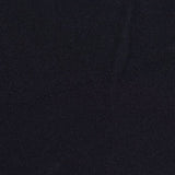 Polyester Stretch Linen-Look Fabric, 130 gsm, 147 cm — Black