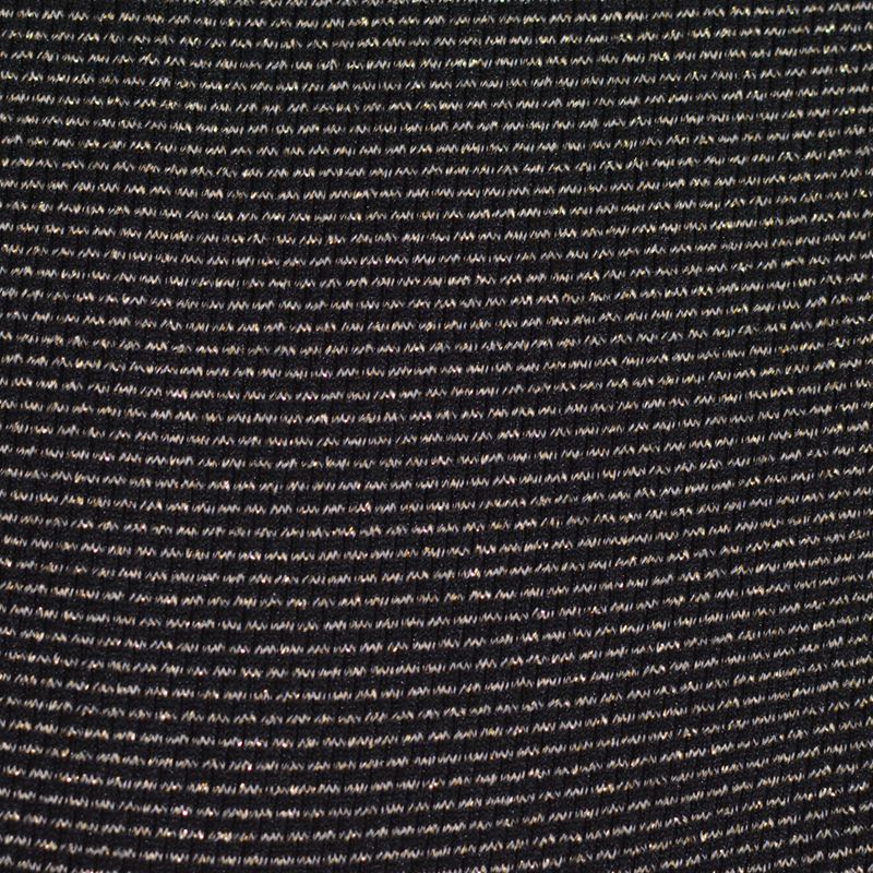 Black Marl Birdseye Knit, Polyester
