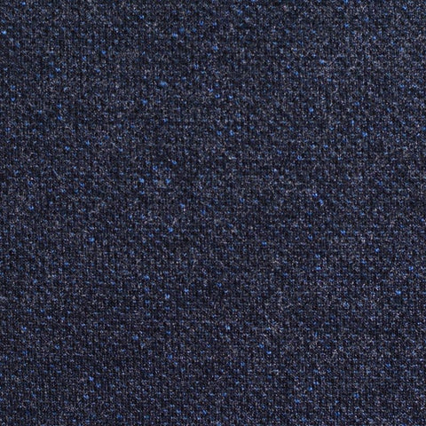 Dark Blue Marl Knit, Polyester, 447 gsm