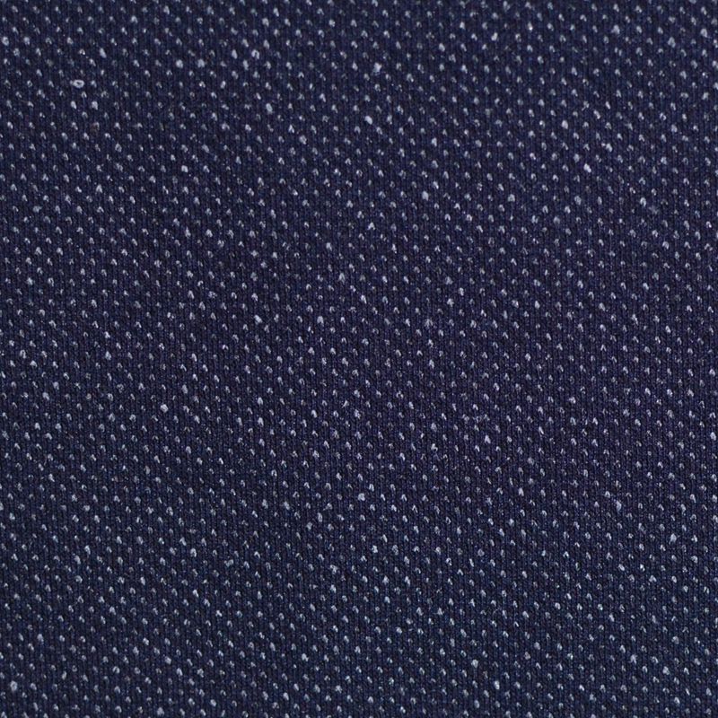 Dark Blue Marl Knit, Polyester, 445 gsm