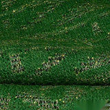 Acrylic Metallic Chunky Knit Fabric, 135 gsm, 150 cm — Green — texture