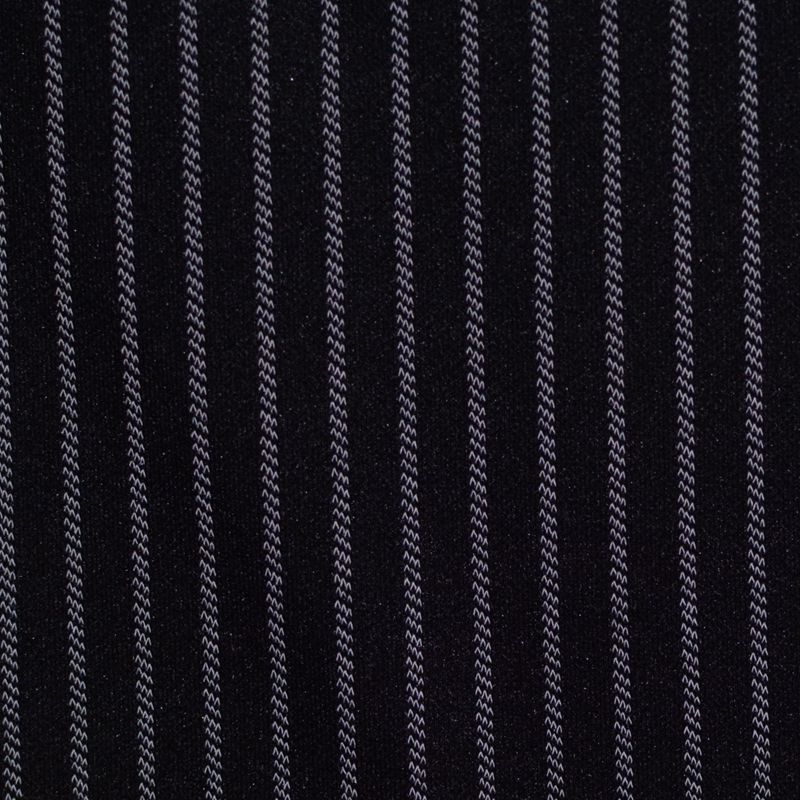 Light Grey Vertical-Stripe Knit, Polyester
