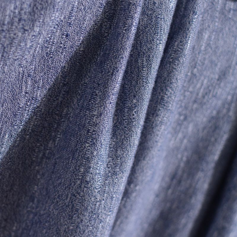 Blue Marl Knit, Poly-Viscose, 130 gsm
