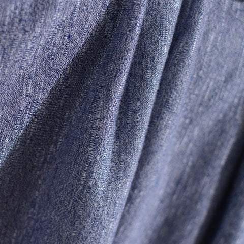 Blue Marl Knit, Poly-Viscose, 130 gsm
