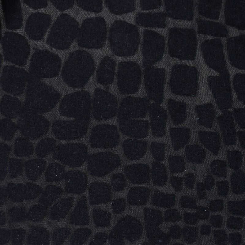 Animal Print Cotton Polyester Jersey Knit Fabric, 120 gsm, 152 cm — Black