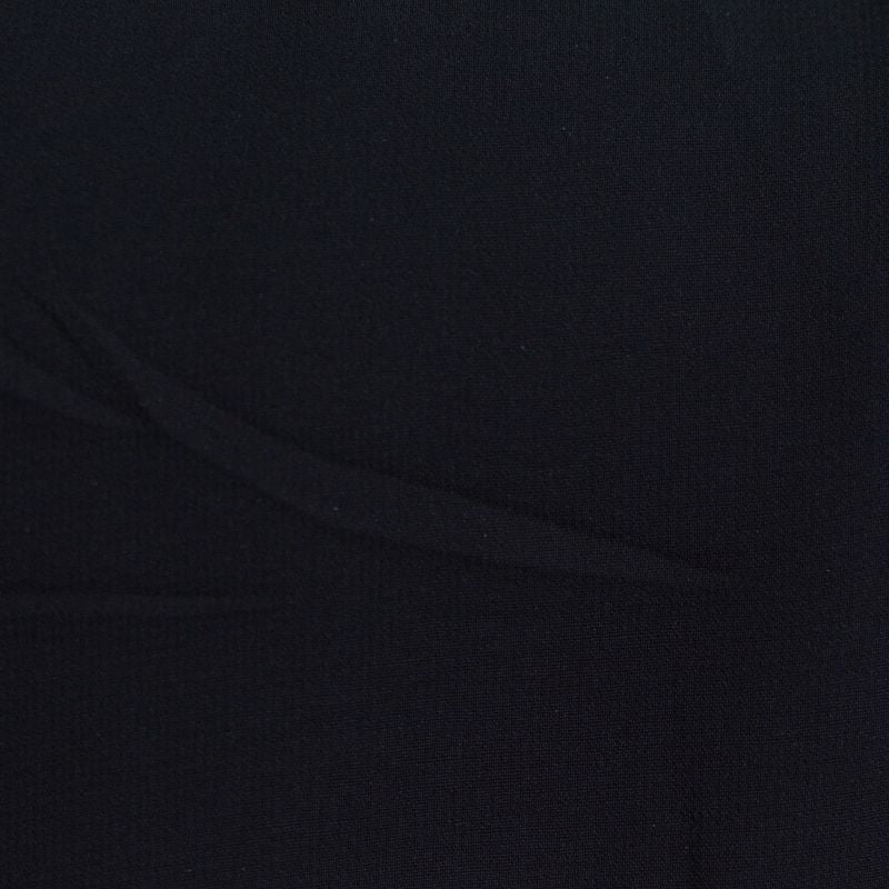 100% Polyester Chiffon Fabric, 80 gsm, 147 cm — Black