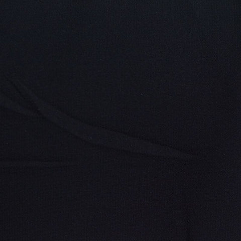 100% Polyester Chiffon Fabric, 80 gsm, 147 cm — Black