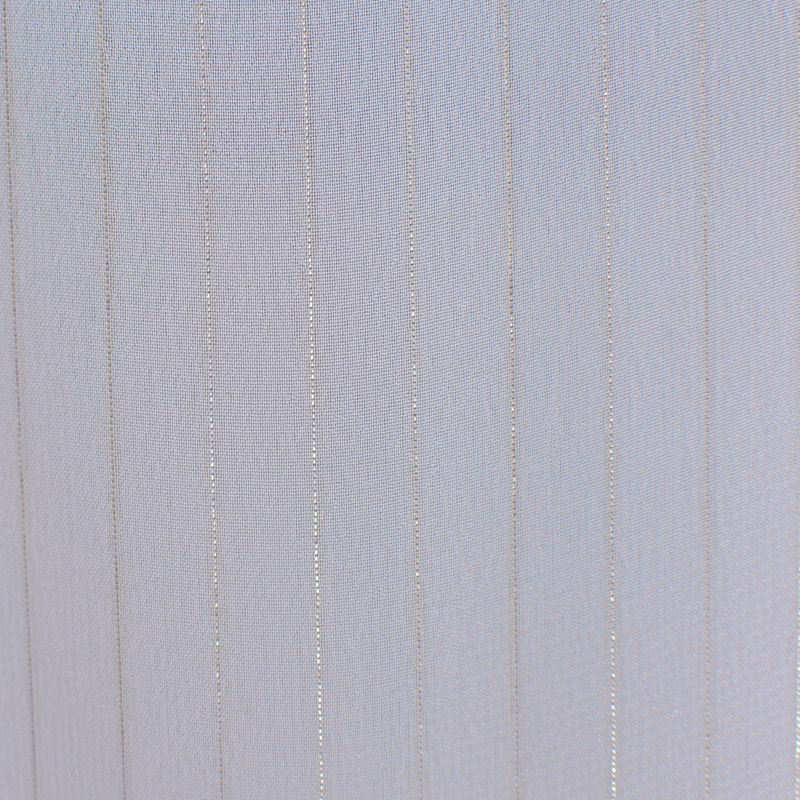 Silver Vertical-Stripe Chiffon, Polyester