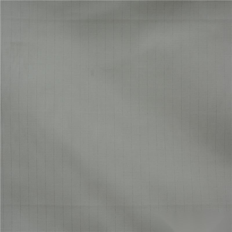 Light Grey Check Woven, Poly-Cotton