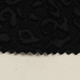 Black Leopard Jacquard, Viscose-Nylon — texture