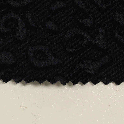Black Leopard Jacquard, Viscose-Nylon