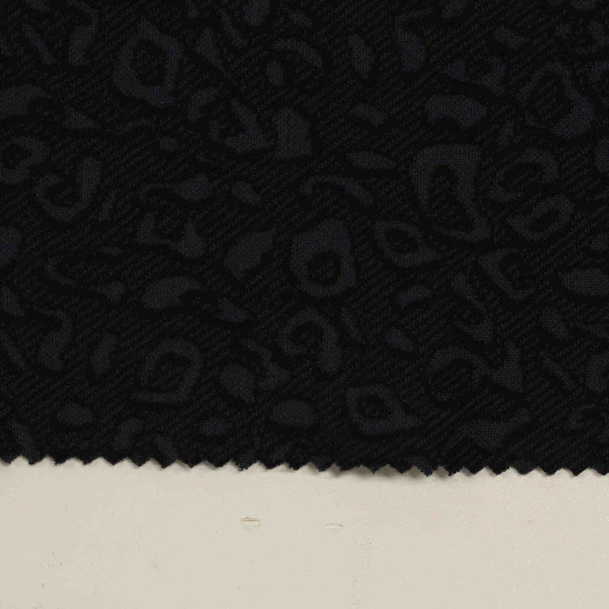 Black Leopard Jacquard, Viscose-Nylon