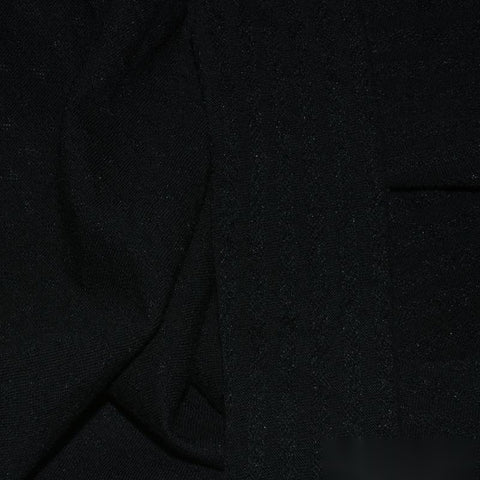 Black Lines Poplin, 132 gsm