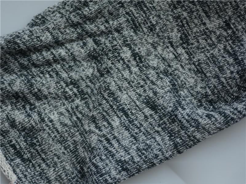 Heathered Grey Marl French Terry, Cotton-Viscose