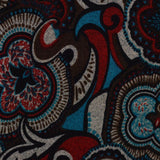 Red Paisley Jacquard, Polyester