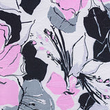 Pink Floral Jacquard, Polyester — texture