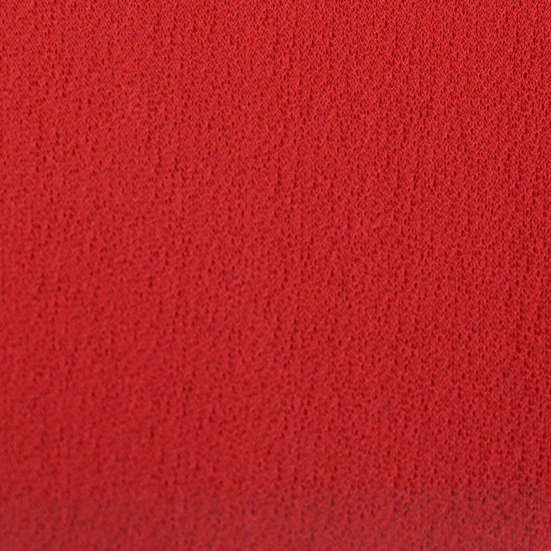 100% Polyester Linen-Look Fabric, 90 gsm, 153 cm — Red