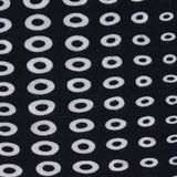 Black Dot Interlock Knit, Cotton