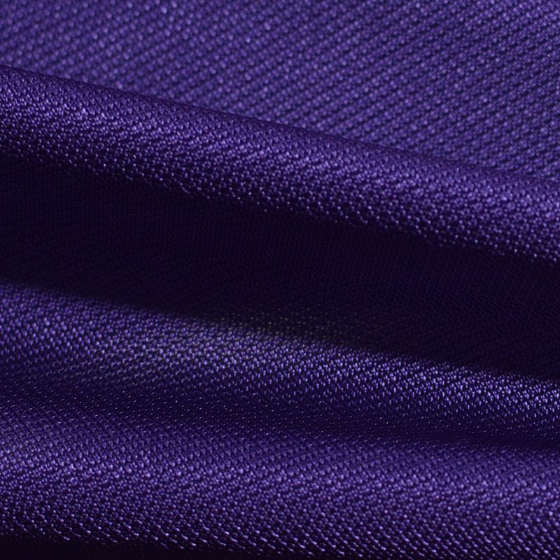 Deep Purple Rib Knit, Viscose-Poly