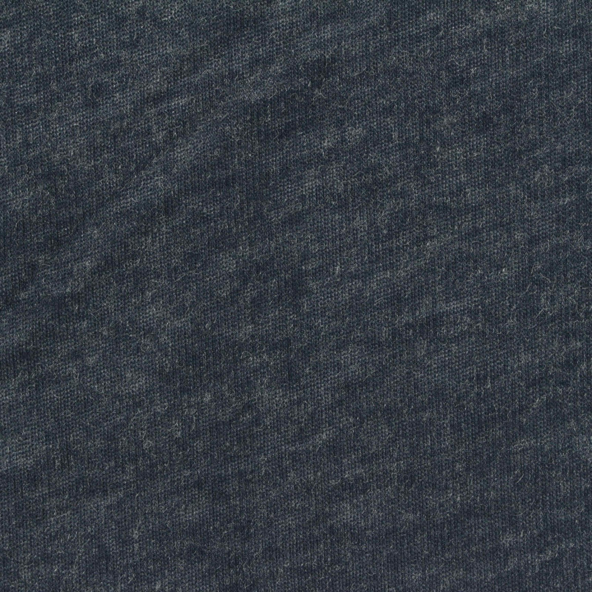 Dark Blue Heathered-Marl Rib Knit, Poly-Viscose
