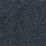 Dark Blue Heathered-Marl Rib Knit, Poly-Viscose