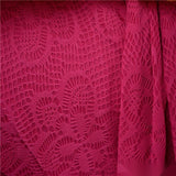 Magenta Floral Jacquard, Polyester