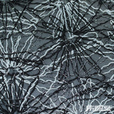 Black Abstract Mesh, Polyester