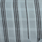Black Chevron Chiffon, Polyester — texture