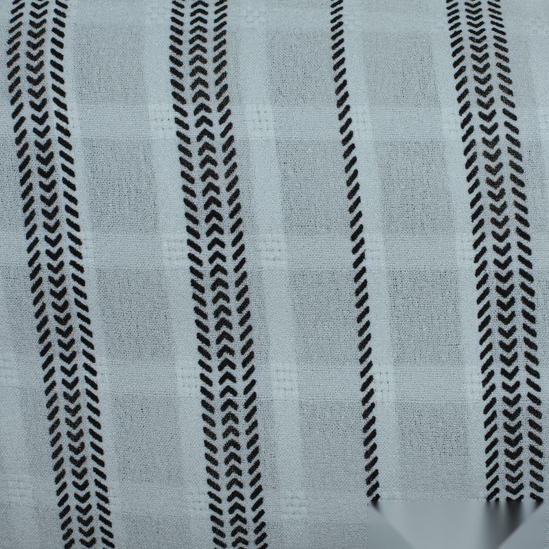 Black Chevron Chiffon, Polyester