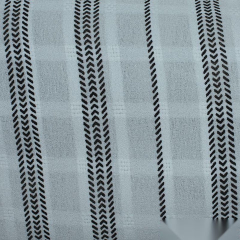 Black Chevron Chiffon, Polyester