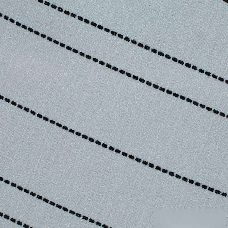 Black Diagonal-Stripe Chiffon, Polyester