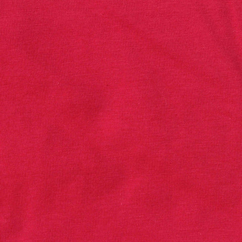 Cotton Stretch Jersey Knit Fabric, 195 gsm, 160 cm — Red