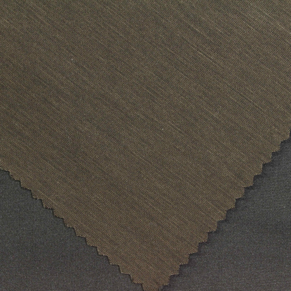 Dark Olive Marl Scuba Knit, Poly-Viscose