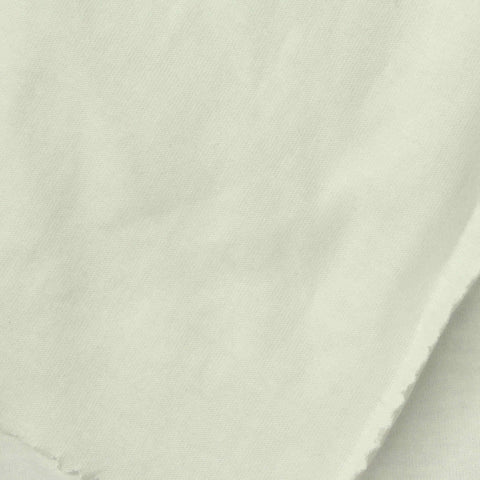 100% Cotton Jersey Knit Fabric, 160 gsm, 175 cm — White