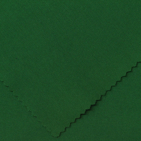 Viscose Nylon Stretch Ponte Knit Fabric, 437 gsm, 160 cm — Green