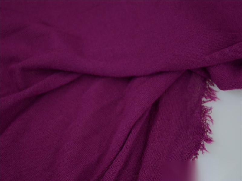 Polyester Viscose Chunky Knit Fabric, 190 gsm, 160 cm — Purple
