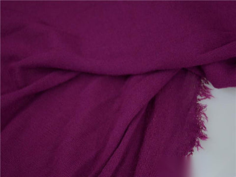 Polyester Viscose Chunky Knit Fabric, 190 gsm, 160 cm — Purple
