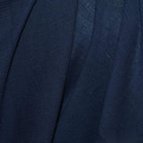 100% Cotton Crepe Fabric — Navy