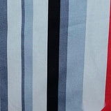 White Vertical-Stripe Canvas, Cotton — texture