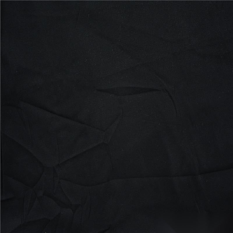 100% Cotton Woven Fabric, 171 gsm — Black