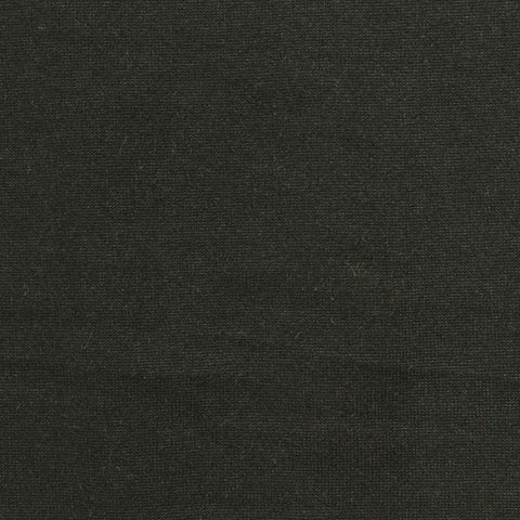 Brushed Polyester Stretch Milk Silk Knit Fabric, 180 gsm, 180 cm — Black