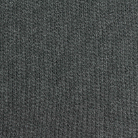 Brushed Cotton Polyester French Terry Fabric, 200 gsm, 140 cm — Grey