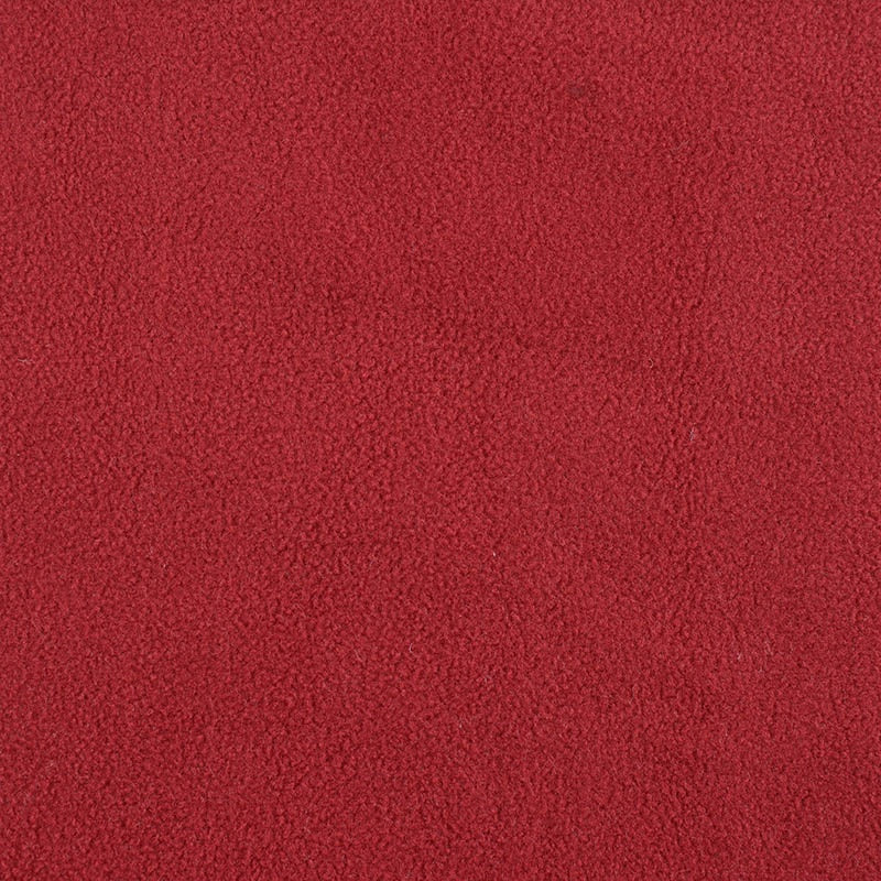 100% Polyester Fleece Fabric, 197 gsm, 155 cm — Red