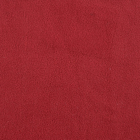 100% Polyester Fleece Fabric, 197 gsm, 155 cm — Red