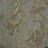 Gold Floral Jacquard, Poly-Viscose — texture