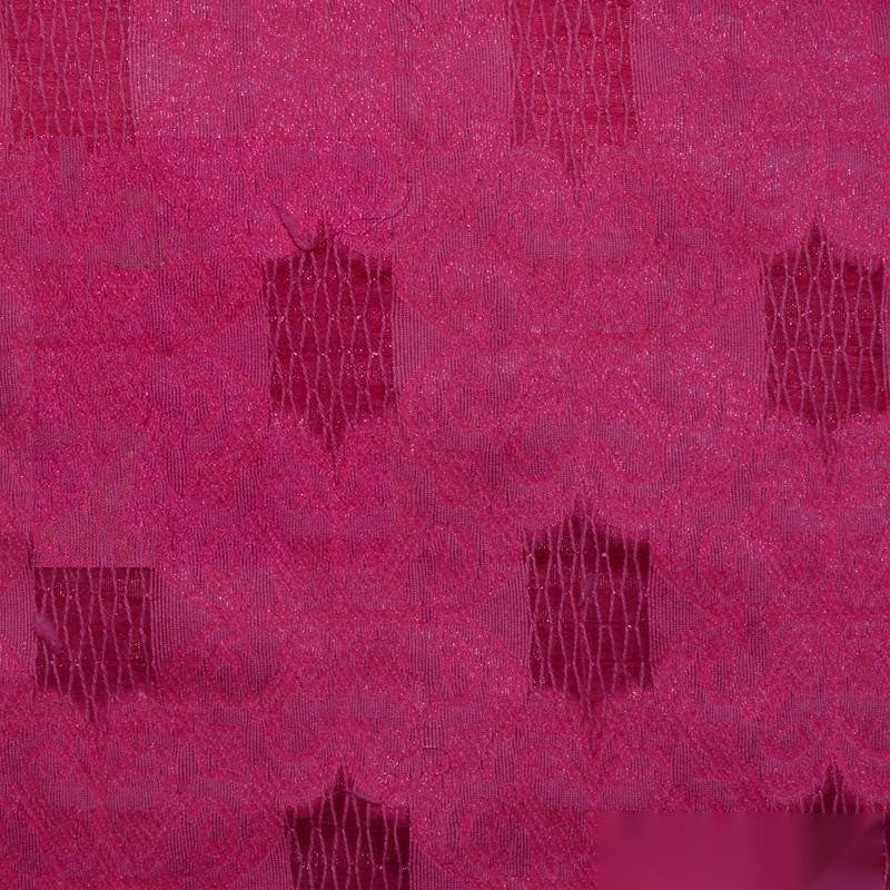 Fuchsia Openwork Jacquard, Polyester